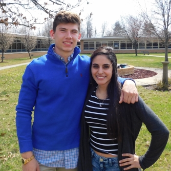 Yasmine Garadah and Kyle Montag